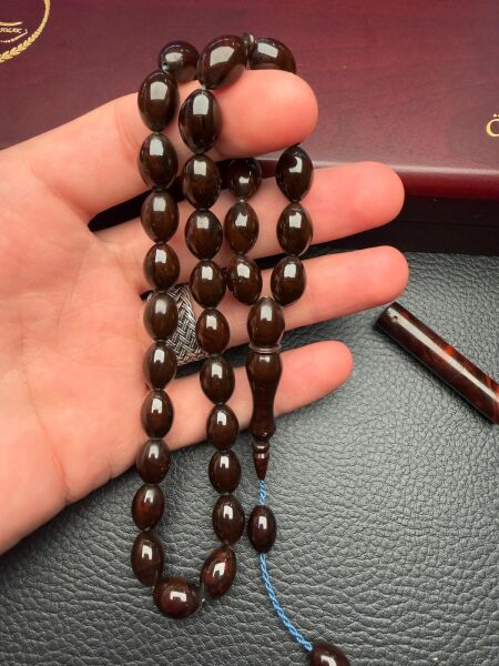 Beyzi Model Sıkma Kehribar Tesbih