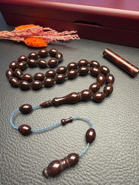 Beyzi Model Sıkma Kehribar Tesbih