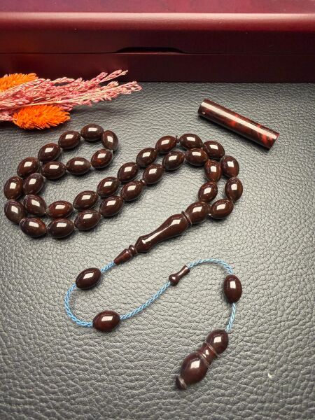 Beyzi Model Sıkma Kehribar Tesbih