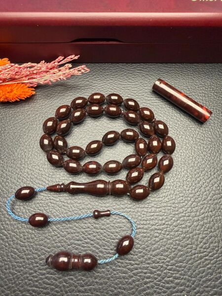 Beyzi Model Sıkma Kehribar Tesbih