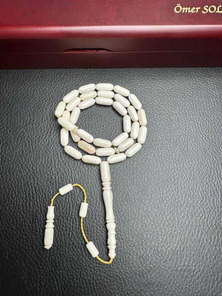 Kapsül Model  Deve Kuşu Kemiği Tesbih