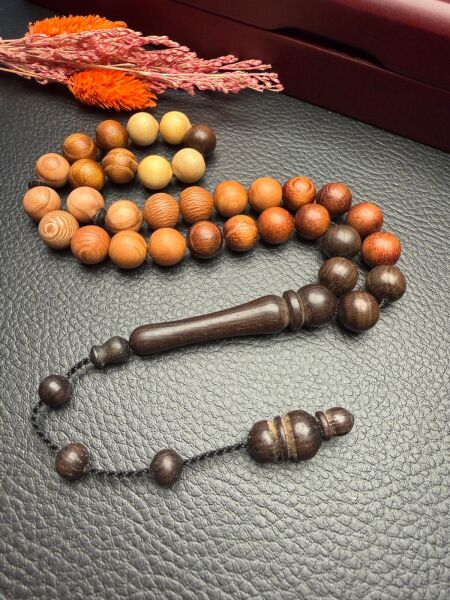 Küre Model Karışık Ağaç Grubu Tesbih