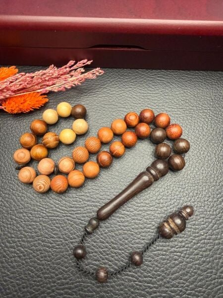 Küre Model Karışık Ağaç Grubu Tesbih