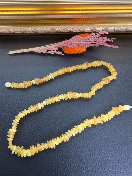 Kırıktaş Model Damla Kehribar Yetişkin Kolye