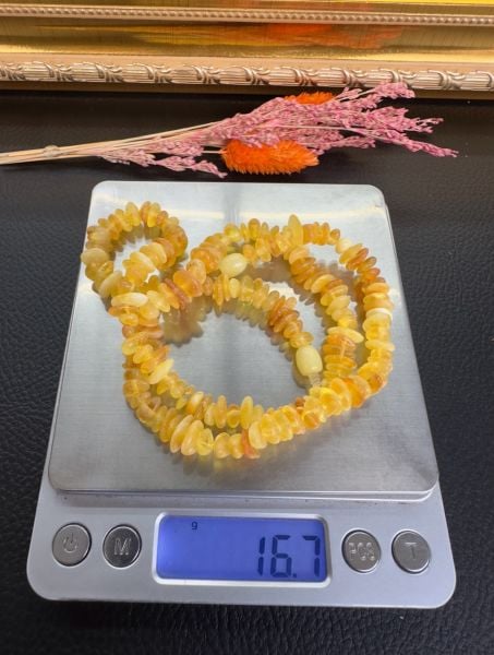 Kırıktaş Model Damla Kehribar Yetişkin Kolye