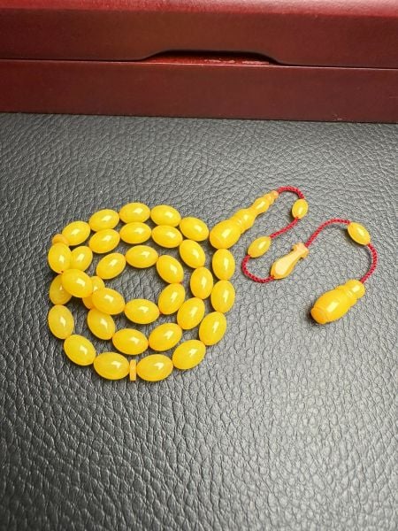 Sıkma Kehribar Tesbih