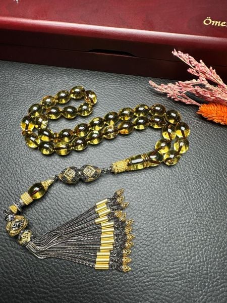 Rus Kaya Damla Kehribar Tesbih