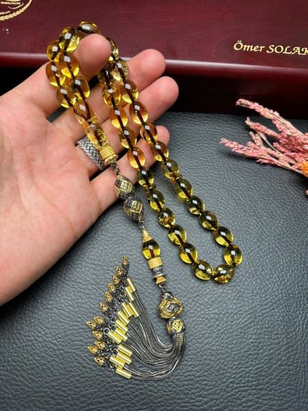 Rus Kaya Damla Kehribar Tesbih