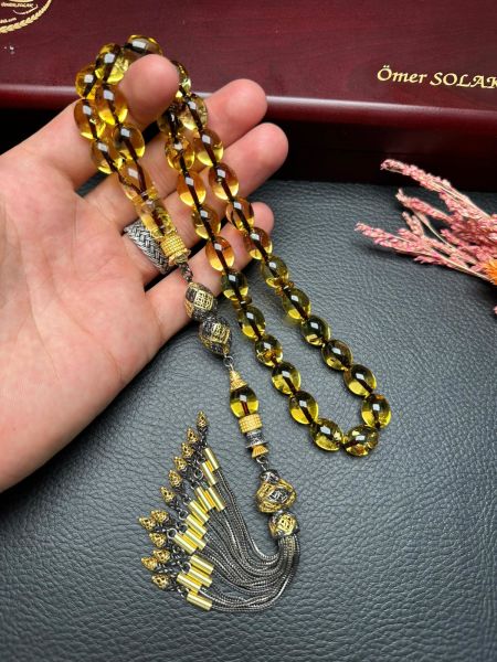 Rus Kaya Damla Kehribar Tesbih