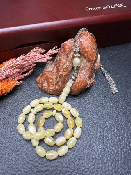 Rus Kaya Damla Kehribar Tesbih