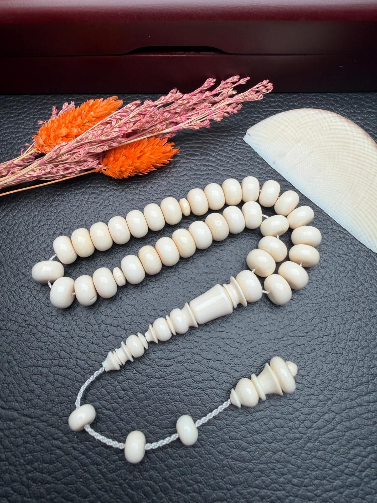 Basık Model Fildişi Tesbih