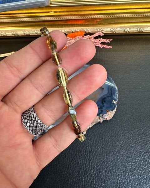 Damla Kehribar Bileklik