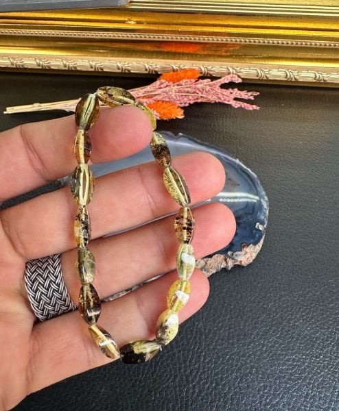 Damla Kehribar Bileklik