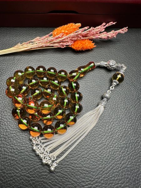 Yakup Kara Küre Model Yeni Zar Kehribar Tesbih