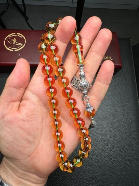 Yakup Kara Küre Model Yeni Zar Kehribar Tesbih