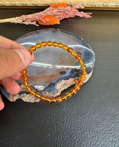 Damla Kehribar Bileklik