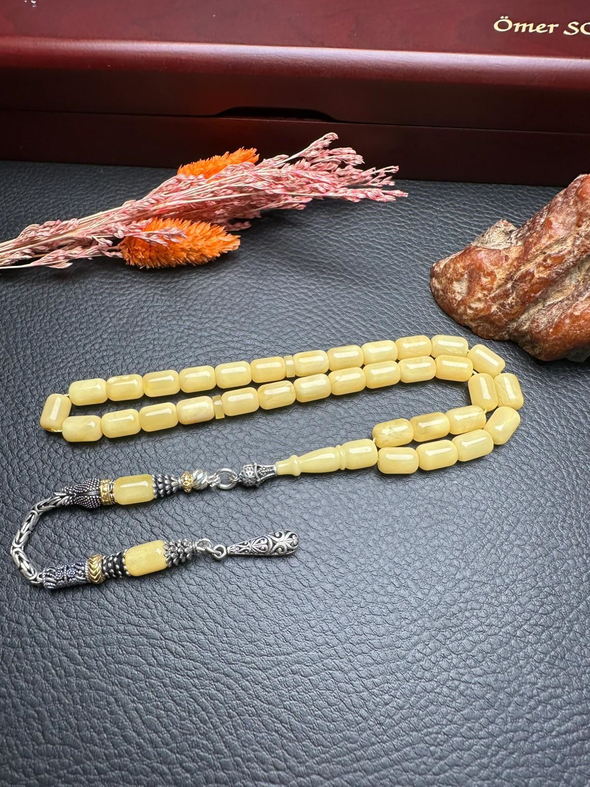 Rus Kaya Damla Kehribar Tesbih