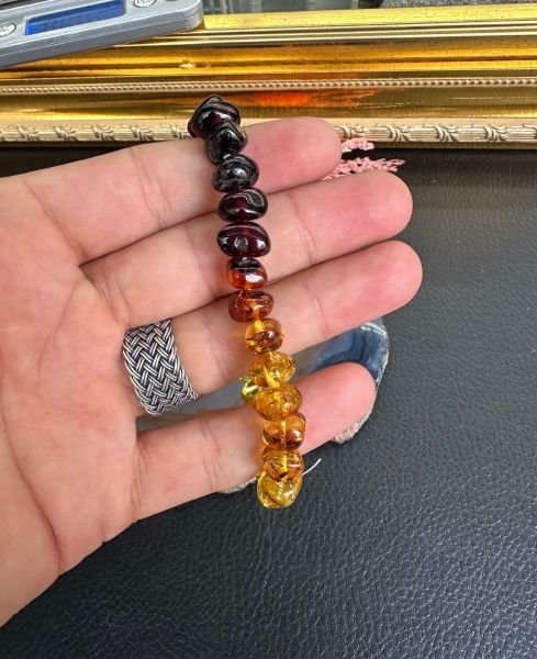 Damla Kehribar Bileklik