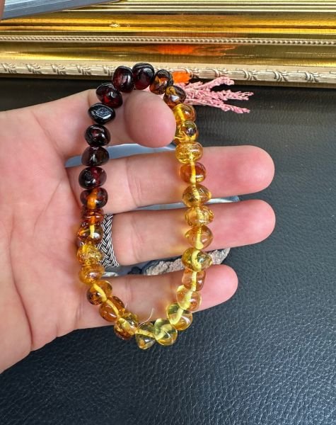 Damla Kehribar Bileklik