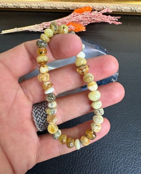 Damla Kehribar Bileklik