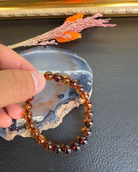 Damla Kehribar Bileklik