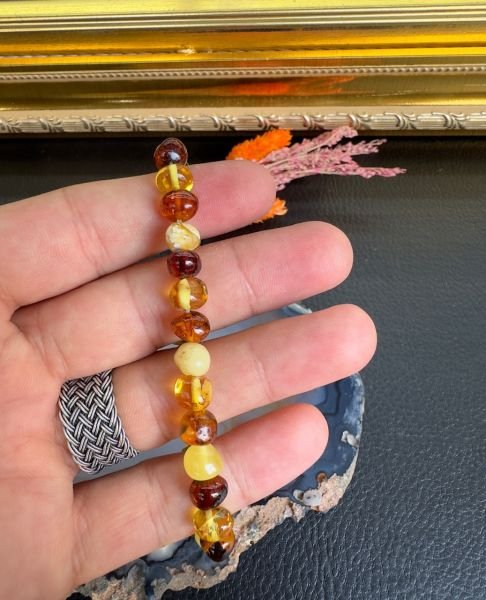 Damla Kehribar Bileklik