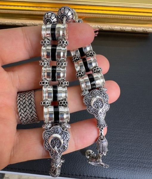 Mermi Model Gümüş Zaza Tesbih