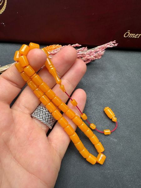 Kapsül Model Eski Osmanlı Yemen Zar Kehribar Tesbih