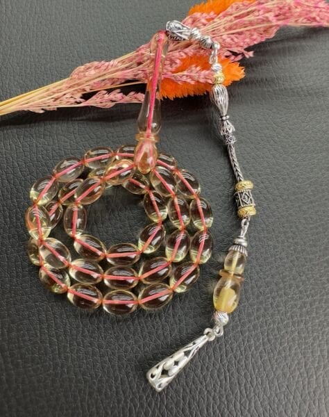 Yakup Kara Badem Model Zar Kehribar Tesbih