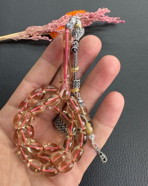 Yakup Kara Badem Model Zar Kehribar Tesbih