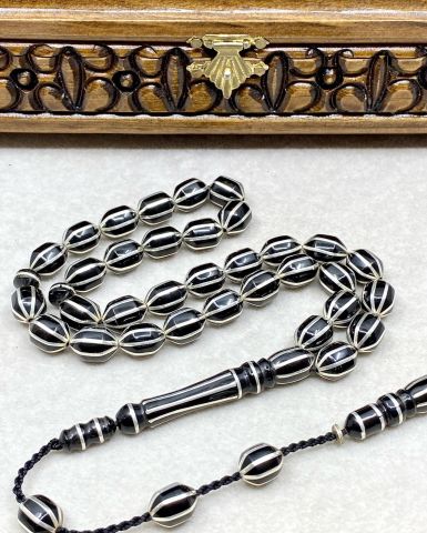 Kapsül Model 925 Ayar Gümüş İşleme Erzurum Oltu Tesbih