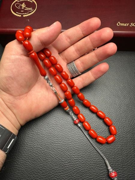 Sıkma Kehribar Tesbih