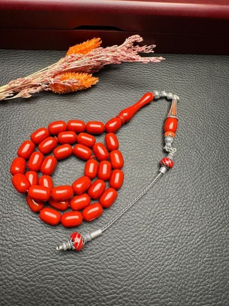 Sıkma Kehribar Tesbih