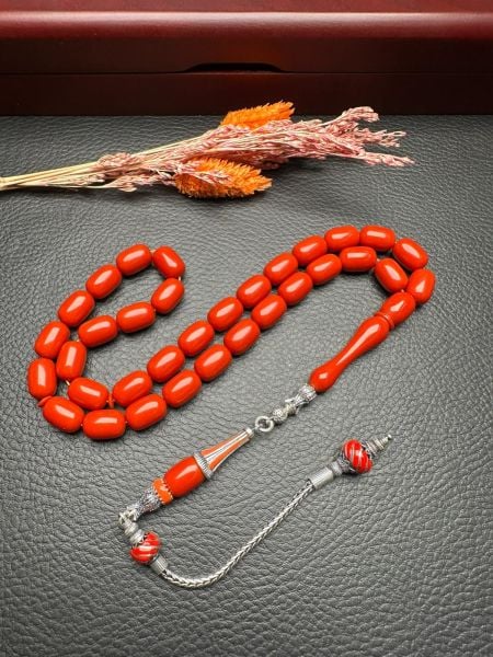 Sıkma Kehribar Tesbih