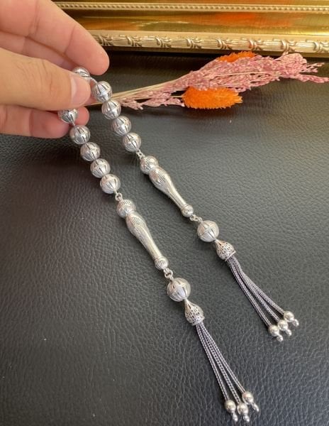 Küre Model Zaza Gümüş Tesbih