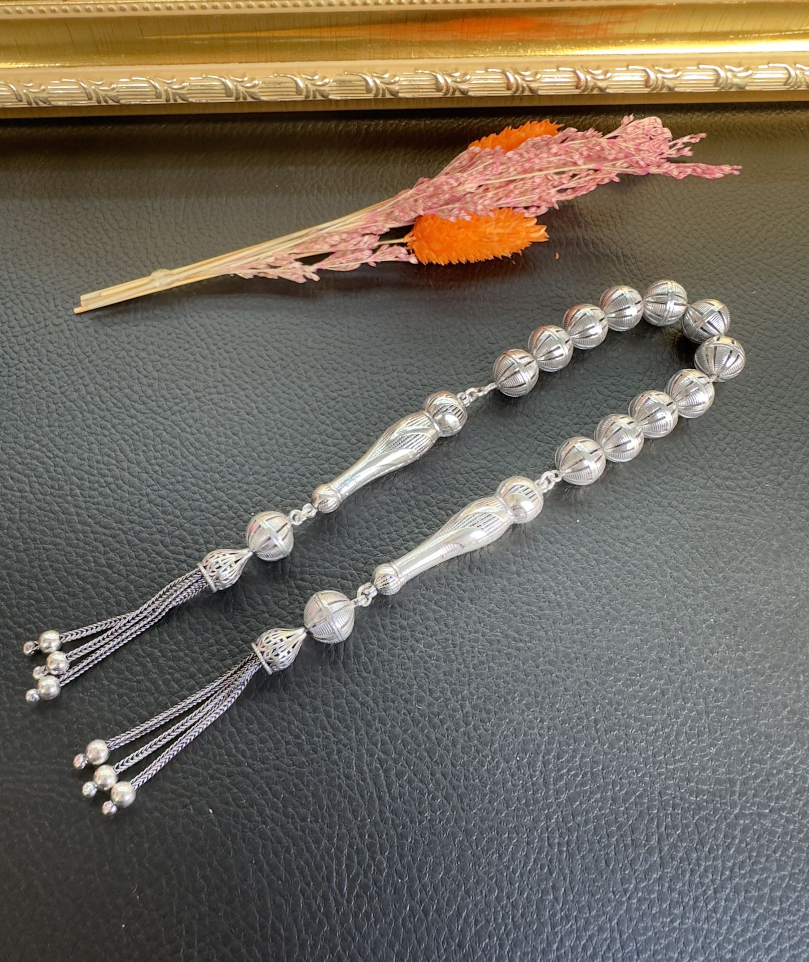 Küre Model Zaza Gümüş Tesbih