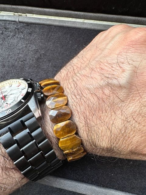 Kaplan Gözü Doğal Taş Bileklik