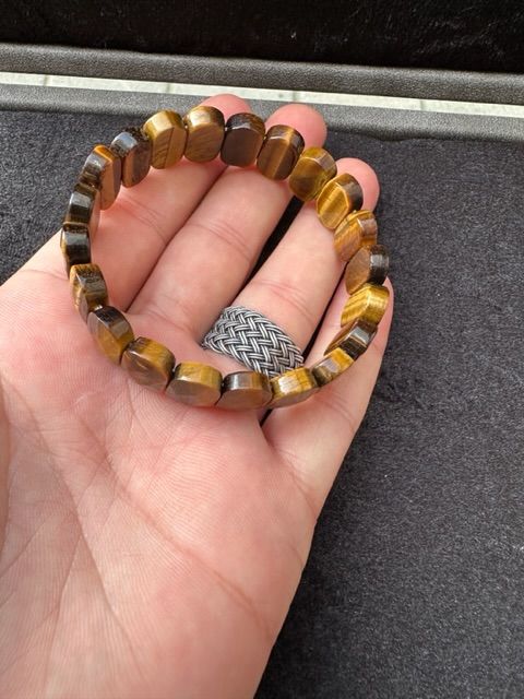 Kaplan Gözü Doğal Taş Bileklik