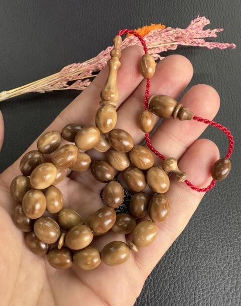 Badem Model Sistemli Sade Kuka Tesbih