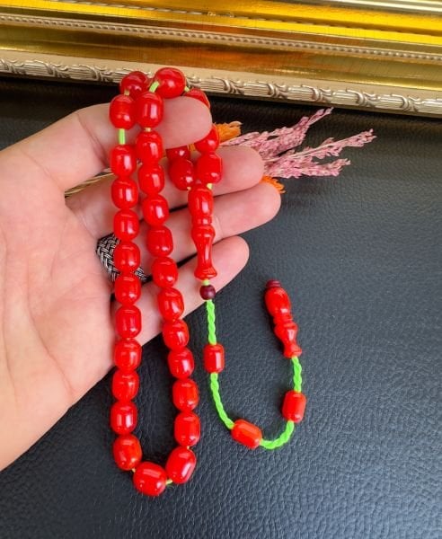 Kapsül Model Sıkma Kehribar Tesbih