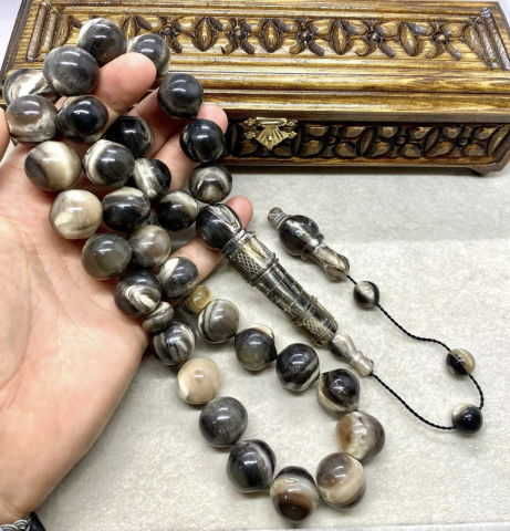 Küre Model Jumbo Boy Bufalo Boynuzu Tesbih