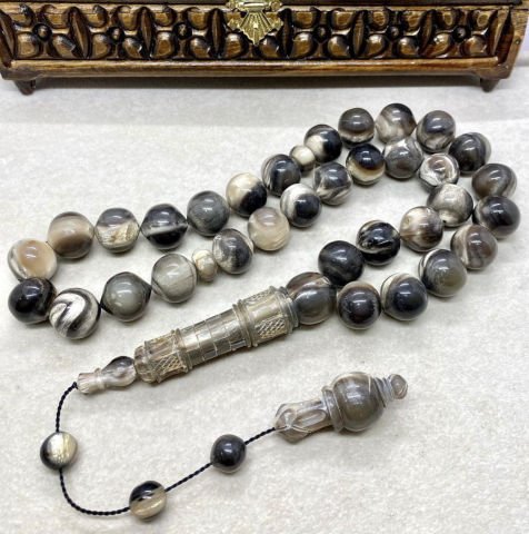 Küre Model Jumbo Boy Bufalo Boynuzu Tesbih