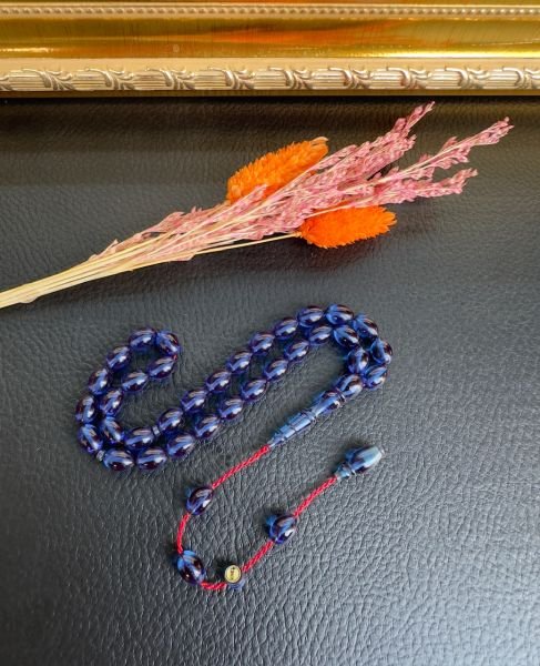 Beyzi Model Ateş Kehribar Tesbih