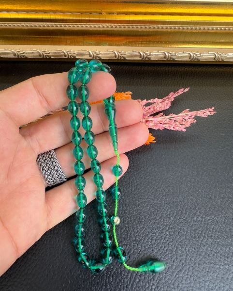 Beyzi Model Ateş Kehribar Tesbih