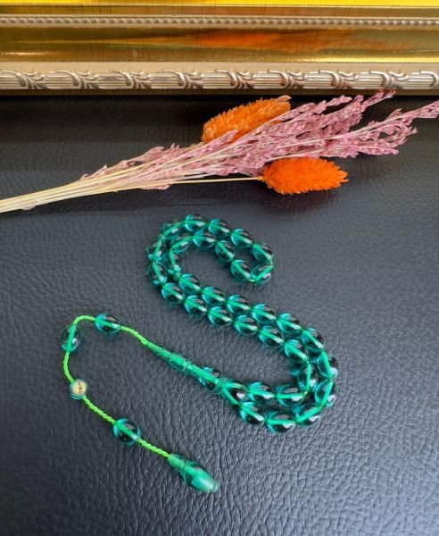 Beyzi Model Ateş Kehribar Tesbih