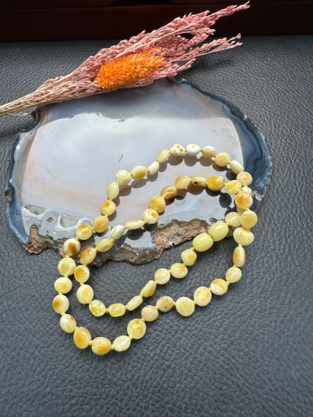 Damla Kehribar Çocuk Kolye