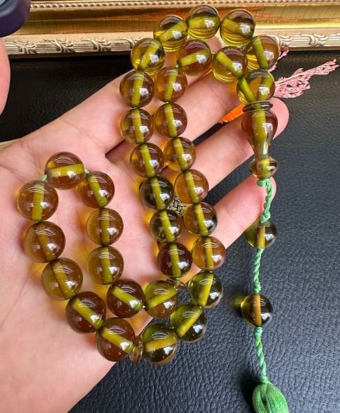 Küre Model Ateş Kehribar Tesbi