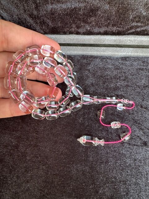 Kapsül Model Şeffaf Eski Amerikan Katalin Tesbih