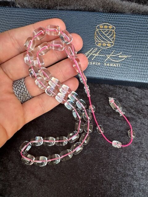 Kapsül Model Şeffaf Eski Amerikan Katalin Tesbih