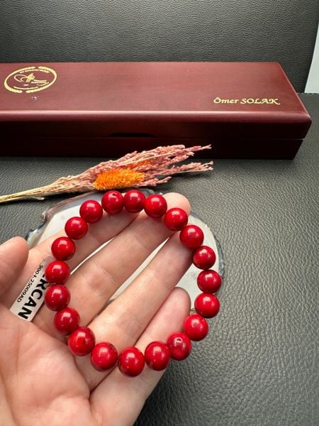 Mercan Doğal Taş Bileklik